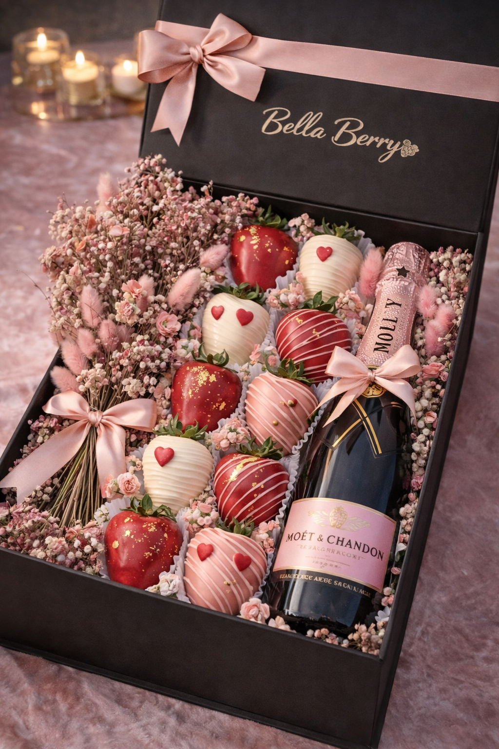 Bella Berry – Premium Chocolate Covered Strawberries Collection