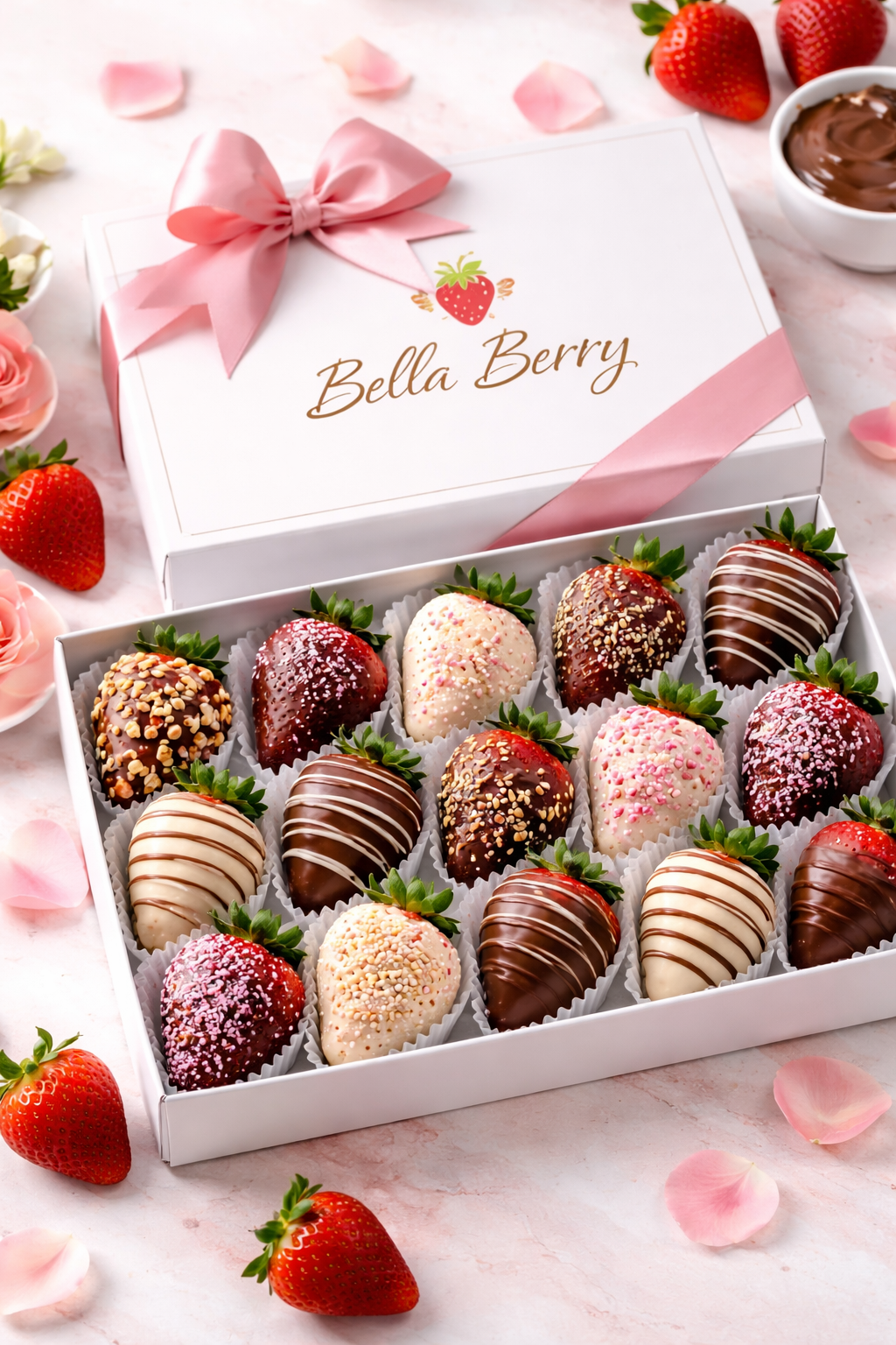 Luxury Chocolate Covered Strawberries