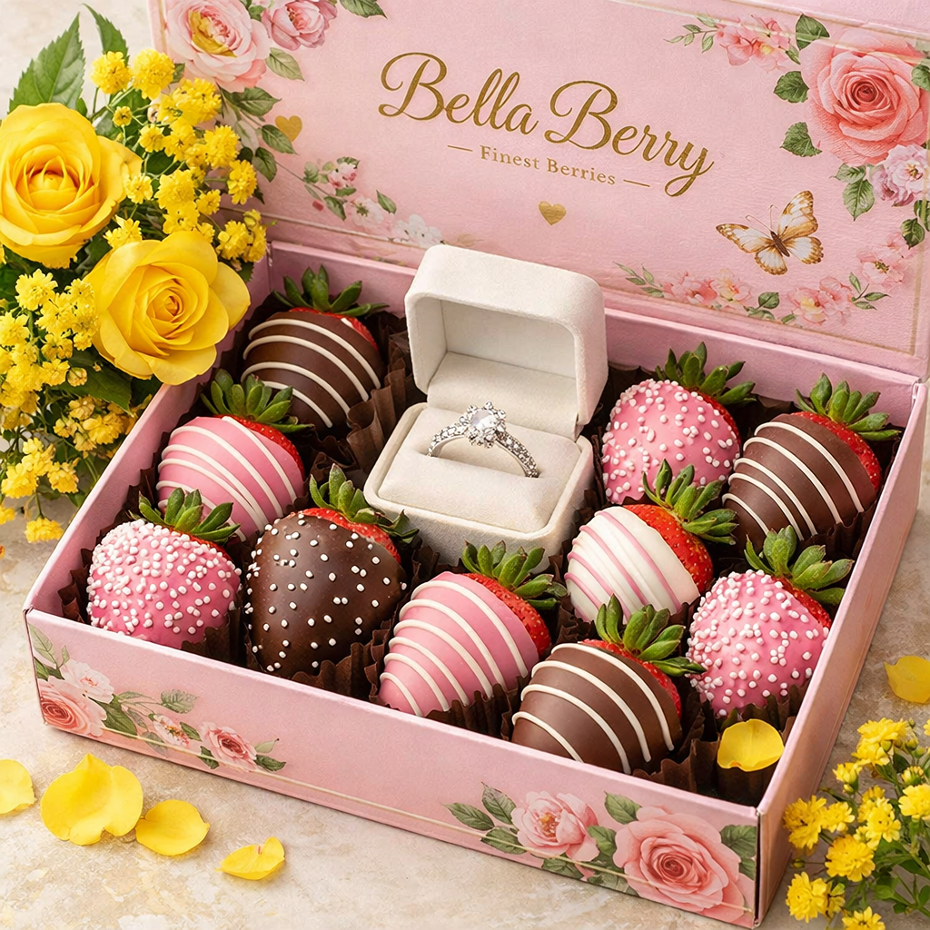 Gourmet Chocolate Covered Strawberry  Bella Berry