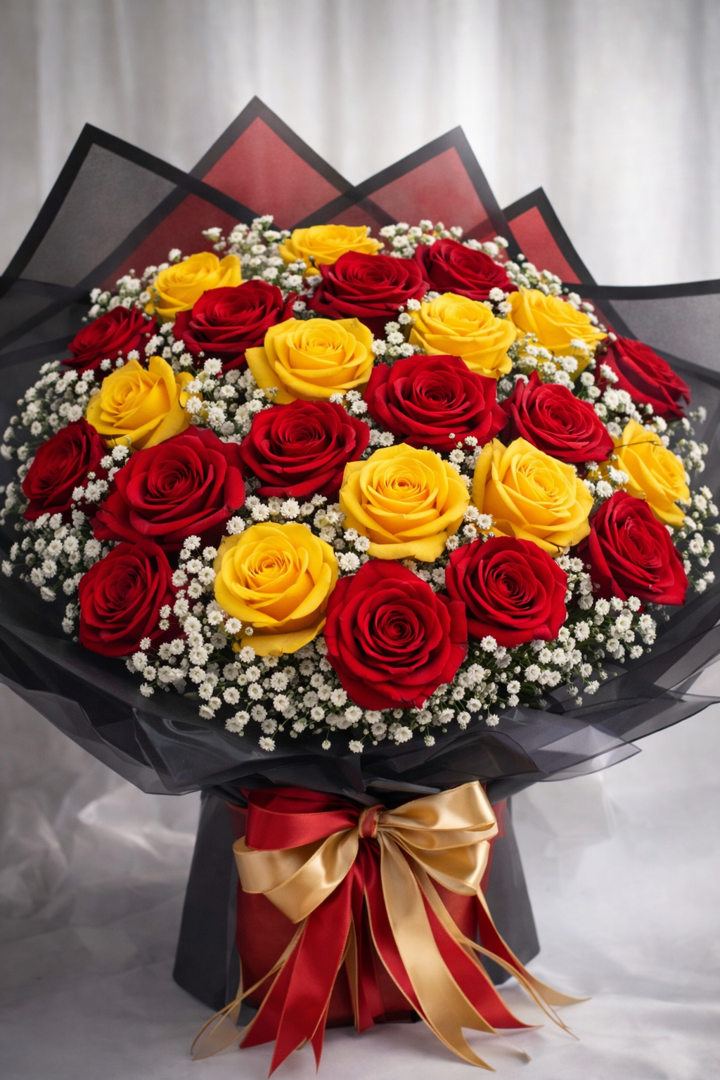 Grand Red Rose Arrangement – Luxury Signature Bouquet